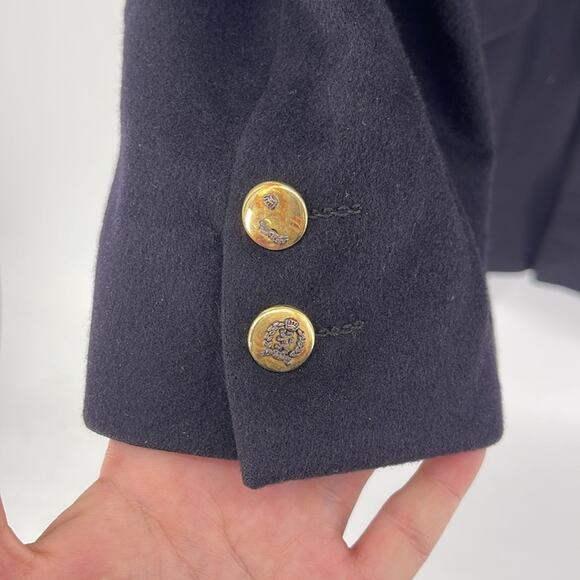 Canali Loro Piana wool cashmere blend double breasted sport coat blazer sz 56L - Picture 4 of 9